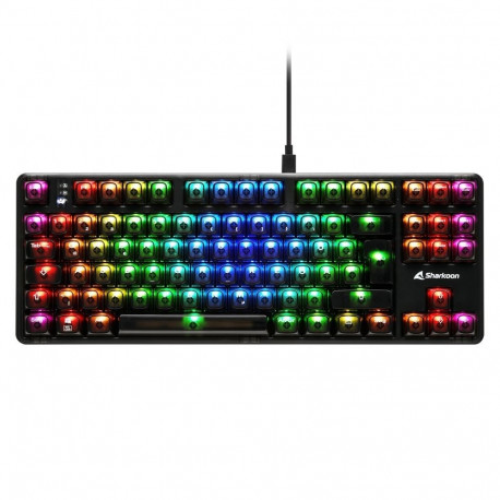 Sharkoon SGK70W mänguklaviatuur USB QWERTZ saksa must