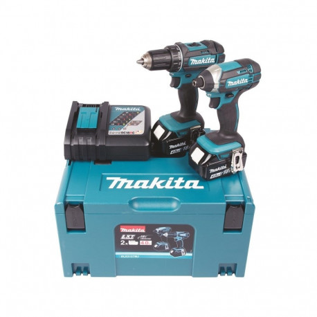 Makita Cordless Drill Set, 18V, DLX2127MJ