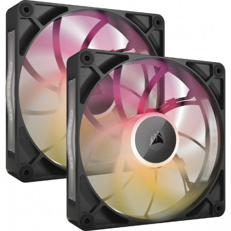 Corsair iCUE LINK RX140 MAX RGB arvutikorpuse ventilaator 14 cm must 2 tk