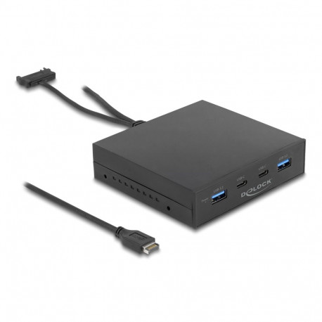 DeLOCK 3.5″ USB 3.2 Gen 2 Front Panel 2 x USB Type-C + 2 x USB Type-A