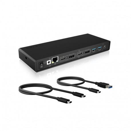 ICY BOX IB-DK2245AC juhtmega USB 3.2 Gen 1 (3.1 Gen 1) Type-C must