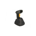 DeLOCK 2.4 GHz Barcode Scanner 1D and 2D with charging station - 5 Languages