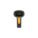 DeLOCK 2.4 GHz Barcode Scanner 1D and 2D with charging station - 5 Languages