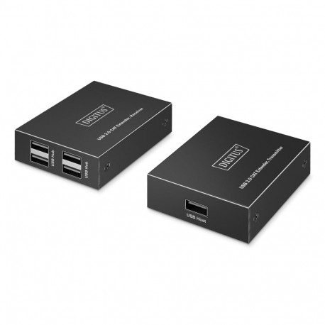 Digitus USB 2.0 CAT pikendus, 4-portiline USB-A, 150m