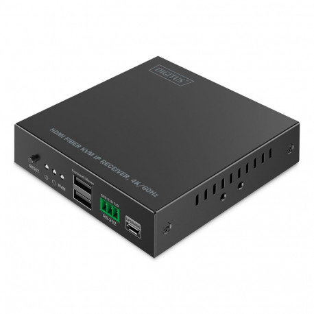 Digitus HDMI fiiber KVM IP vastuvõtja, 4K/60Hz