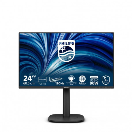 Philips 3000 series 24B2U3301/00 computer monitor 60.5 cm (23.8") 1920 x 1080 pixels Full HD LCD Bla