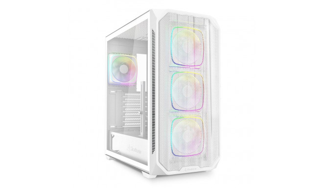 Sharkoon AK5M RGB midi-tower valge