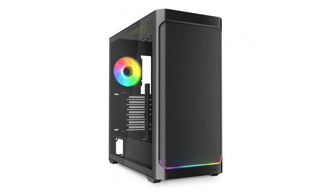 Sharkoon AK4W RGB Strip Midi Tower Black