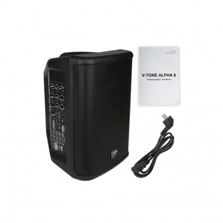 V-TONE ALPHA 8 - 8" active battery column with built-in mixer