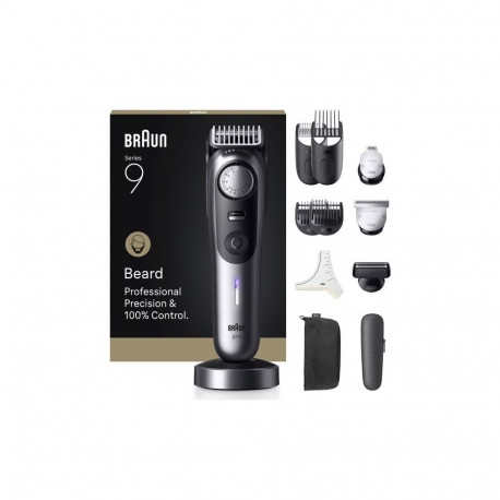Braun BeardTrimmer 9 BT9560 aku 52 2 cm märg ja kuiv must, hall