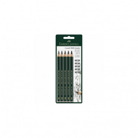 Faber-Castell 119397 graphite pencil Multi 5 pc(s)
