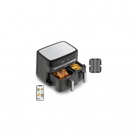 Tefal Dual Easy Fry &amp; Grill EY905B Double 8.3 L Stand-alone 2700 W Hot air fryer Grey