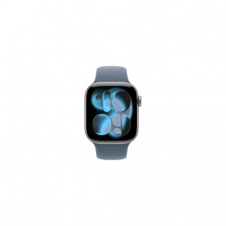 Apple MFGE4ZM/A smart wearable accessory Band Blue Fluoroelastomer