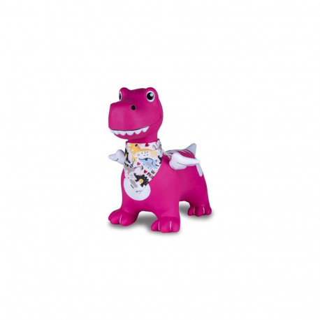 Jamara Bouncing animal Dino with wings HoppyDoo pink with pump