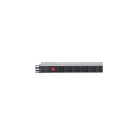 Intellinet 19&quot; 1U Rackmount 8-Output C13 Power Distribution Unit (PDU) With Removable Power