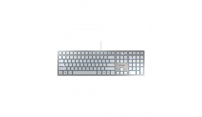 "Cherry Keyboard KC 6000 Slim [EU] silver/white"
