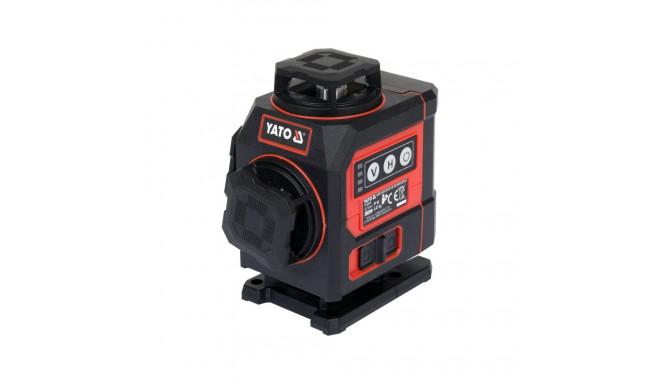 4D Mini Zaļais Lāzers ar Piederumiem, YATO, YT-30419, 30m darbības attālums, pašlīmeņošanās, IP54 ai