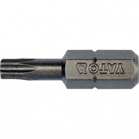 Yato kruvikeeraja otsikud YT-78143, 10tk, Torx T20, 25mm, 58-61 HRC, S2, 1/4" (6.3mm), freespind, ku