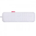 Power strip, MCE388 W, 2 sockets 3xUSB, 110-240V AC 50/60Hz, 2.1A max 2500W, 3m white