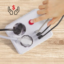 Power strip 2 sockets MCE387 W 3xUSB, 110-240V AC 50/60Hz, 2.1A max 2500W, 1.5m white