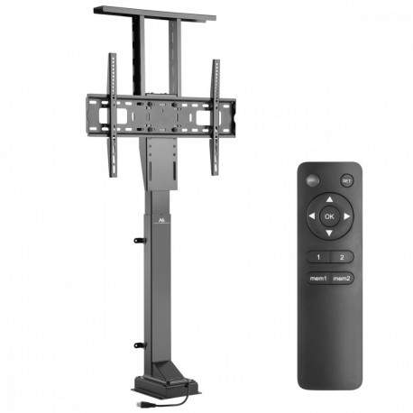 The Maclean MC-866 is a professional-grade motorized electric TV lift designed to c