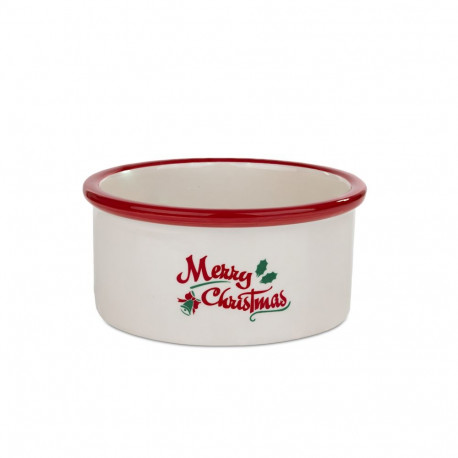 Barry King keraamiline jõulukauss koerale punane 16x6cm
