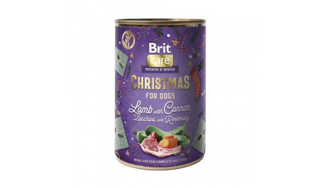 Brit Care Christmas Mono Protein Lamb konserv koertele 400g