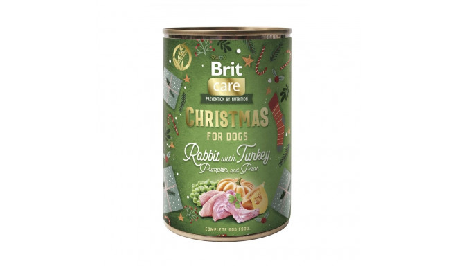 Brit Care Christmas Rabbit with Turkey konserv koertele 400g