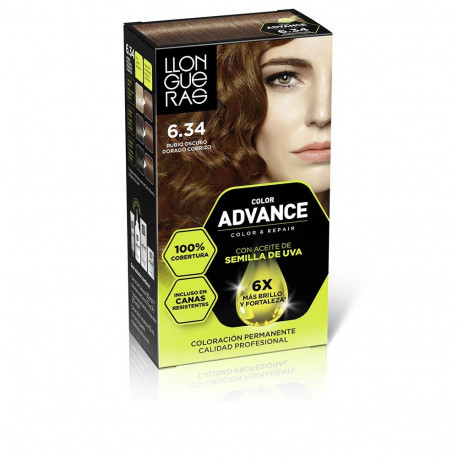 Llongueras juuksevärv COLOR ADVANCE #6,34 1tk, tume kuldne vaskne blond