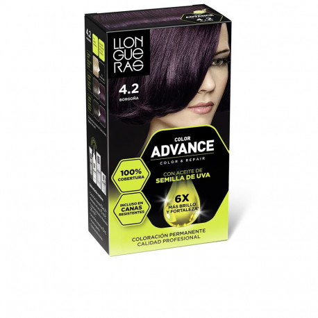 Llongueras juuksevärv Color Advance #4,2 1tk, burgundia