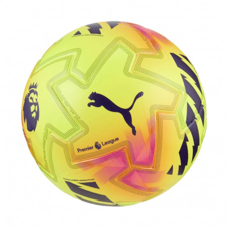 Piłka nożna Puma Orbita Ultimate PL Lights żółta 84702 01 5