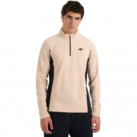Bluza polarowa męska 4F M066 beżowa 4FWAW25UFLEM066 83S 2XL