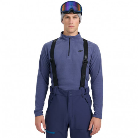 Bluza polarowa męska 4F M065 denim 4FWAW25UFLEM065 32S XL