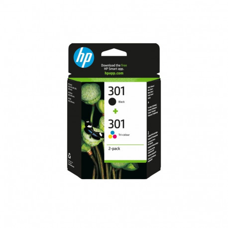 HP 301 Ink Cartridge Combo 2-Pack Standard Capacity (Black and Colour cartridge)
