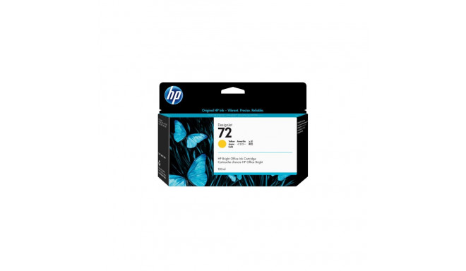 HP 72 kollane Vivera tindikassett 130ml DesignJet T1100 T610 T620 T770 T1200