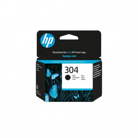 HP 304 tindikassett must standardmaht 120 lehte 1-pack