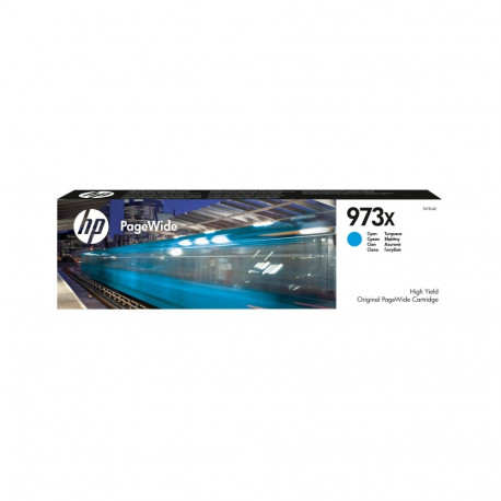 HP 973X high yield cyan original PageWide cartridge