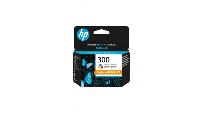 HP 300 värviline Vivera tindikassett 4ml Deskjet D2560 F4280 multifunktsionaalne (ML)