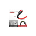 Baseus Type-C Cafule cable 3A, 1m, Red + Red (CATKLF-B09)