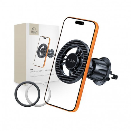 TECH-PROTECT N56 MAGNETIC MAGSAFE VENT CAR MOUNT CARBON BLACK