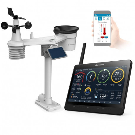 BRESSER MeteoChamp 9-in-1 Wi-Fi Weather Station with Digital Photo Frame