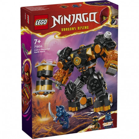 LEGO Ninjago mänguklotsid Coles Elemental Earth Mech (71806)