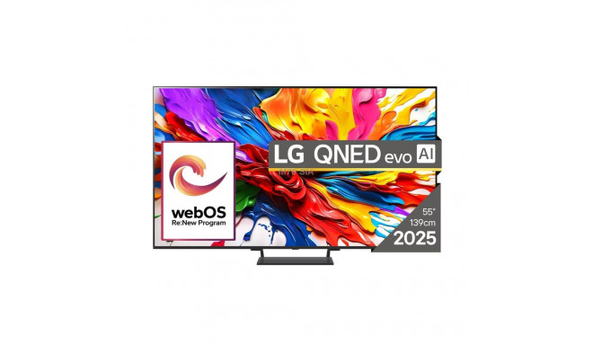 LG QNED93 evo AI  55''  4K UHD  QLED  Mini LED  Black