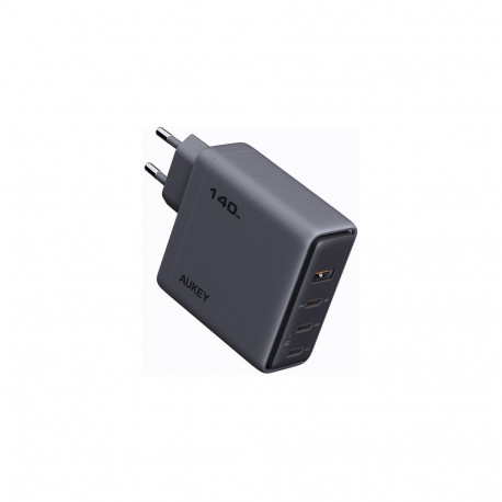 AUKEY PA-C6 charger total power 140W four-port 3C1A global fast charging protocol European regulatio
