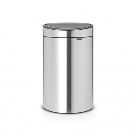 Brabantia Atkritumu tvertne Touch 23/10 litru - Matt Steel Fingerprint Proof