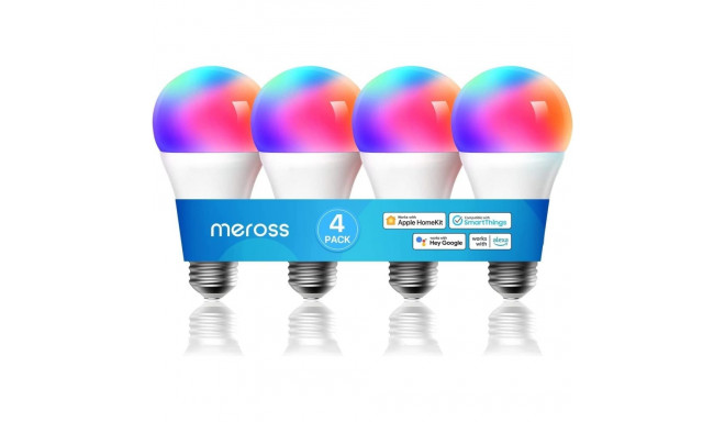 Meross MSL120 WiFi Smart LED Light Bulb (HomeKit) (four-pack) 6973696566324