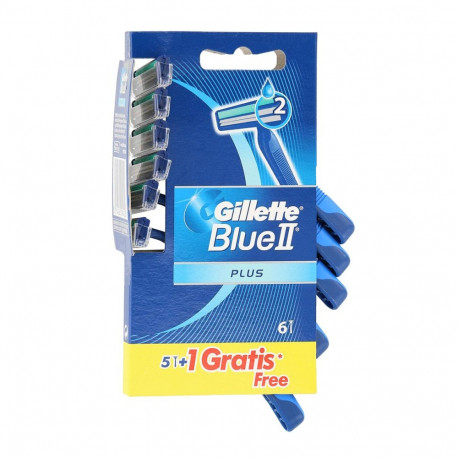 Gillette raseerijad Blue II Plus 5+1 tasuta
