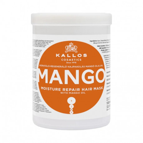 Kallos juuksemask taastav mango 1000ml