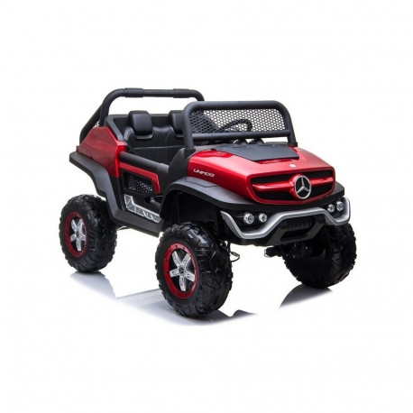 Auto Mercedes Unimog punane akuga