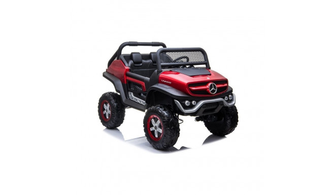 Auto Mercedes Unimog punane akuga